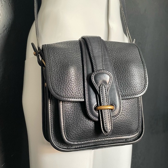 Dooney & Bourke AWL leather Pocket Binoculars mini Equestrian crossbody Bag P124 - Picture 3 of 16